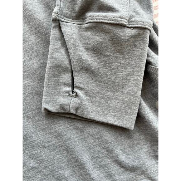 Apana yoga Women's Gray Half-Zip Raglan Long Sleeve Pullover Top Size M - Picture 3 of 8